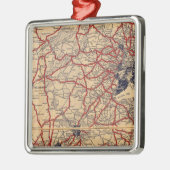 New-Jersey 6 Silbernes Ornament (Links)