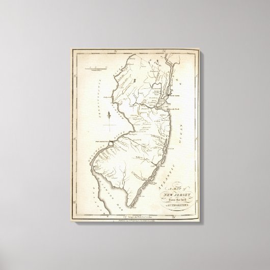 New Jersey 7 Leinwanddruck (Vorderseite)
