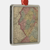 New Jersey 7 Silbernes Ornament (Rechts)