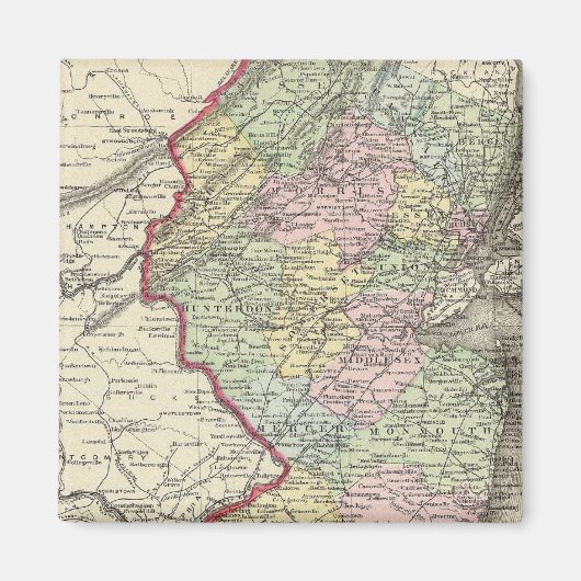 New Jersey 8 Magnet (Vorne)