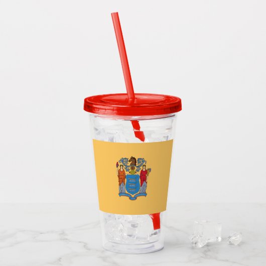 New Jersey Acryltrinkbecher (Vorderseite Ice)