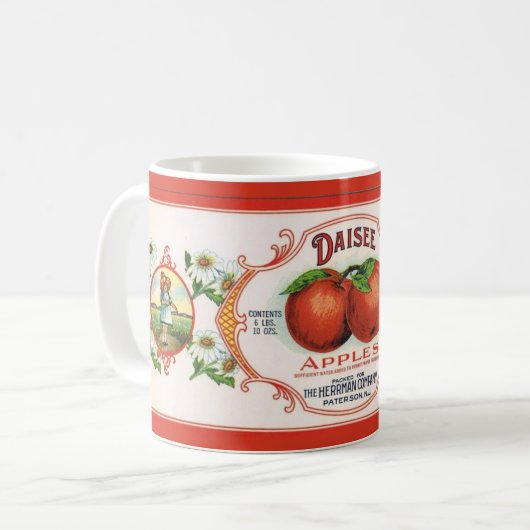 New Jersey Äpfel Tasse (Vorderseite Links)