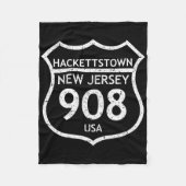 New Jersey Area Code 908 Hackettstown, Nj Home Sta Fleecedecke (Vorderseite)