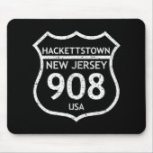 New Jersey Area Code 908 Hackettstown, Nj Home Sta Mousepad (Vorne)