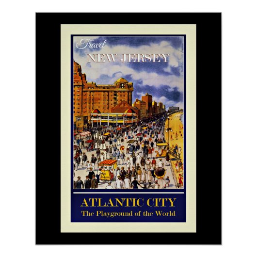 New Jersey, Atlantic City, Poster (Vorderseite)