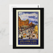 New Jersey, Atlantic City, Postkarte (Vorne/Hinten)