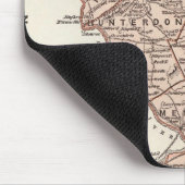 New Jersey Atlas Karte Mousepad (Ecke)