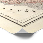 New Jersey Atlas Map Poster (Ecke)