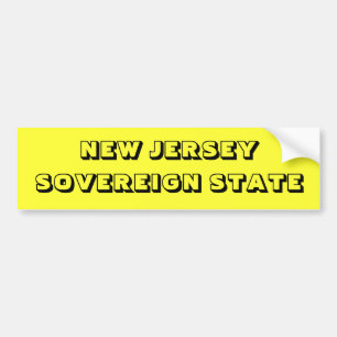 NEW-JERSEY AUTOAUFKLEBER