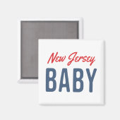 New Jersey Baby Magnet (Vorderseite/Rückseite)