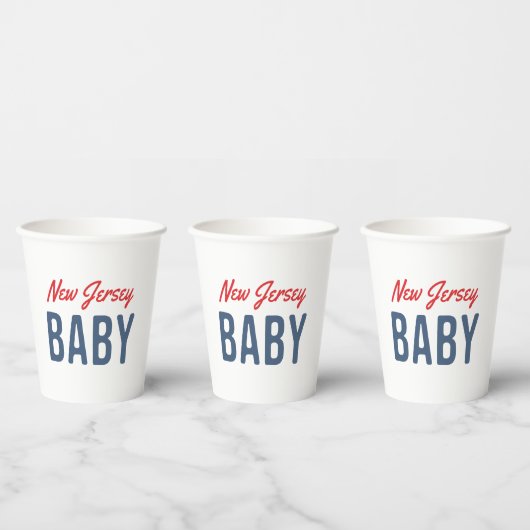 New Jersey Baby Pappbecher (Multi)