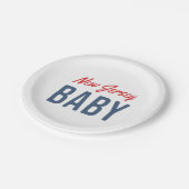 New Jersey Baby Pappteller (Schrägansicht)