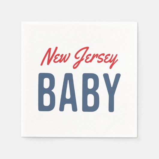 New Jersey Baby Serviette (Vorderseite)