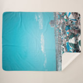 New Jersey Beach Art Sherpadecke (Vorderseite (Horizontal))