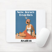 New Jersey Beaches ~ Avalon Mousepad (Mit Mouse)