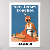 New Jersey Beaches ~ Avalon Poster (Vorne)