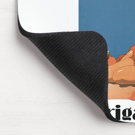 New Jersey Beaches ~ Brigantine Mousepad (Ecke)