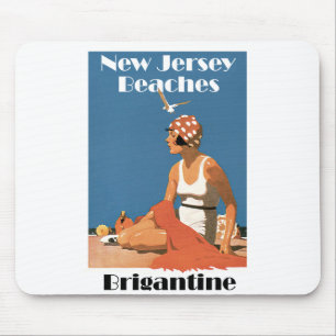 New Jersey Beaches ~ Brigantine Mousepad