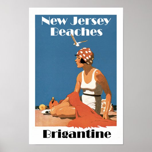 New Jersey Beaches ~ Brigantine Poster (Vorne)