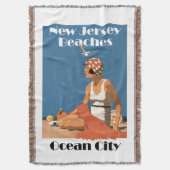 New Jersey Beaches ~ Ocean City Decke (Vorderseite Vertikal)