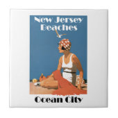 New Jersey Beaches ~ Ocean City Fliese (Vorderseite)