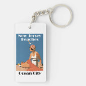 New Jersey Beaches ~ Ocean City Schlüsselanhänger (Rückseite)