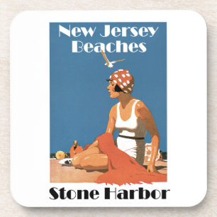 New Jersey Beaches ~ Stone Harbour Getränkeuntersetzer