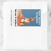 New Jersey Beaches ~ Stone Harbour Rechteckiger Aufkleber (Tasche)