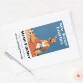 New Jersey Beaches ~ Stone Harbour Rechteckiger Aufkleber (Umschlag)