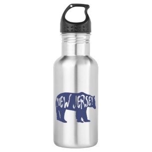 New Jersey Bear Edelstahlflasche
