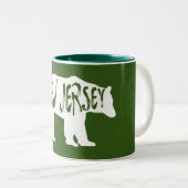 New Jersey Bear Zweifarbige Tasse (VorderseiteRechts)