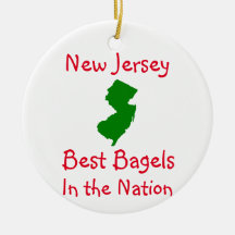 New Jersey Best Bagels Keramik Ornament