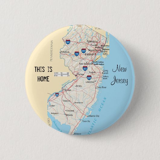 New-Jersey Button (Vorderseite)