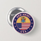 New Jersey Button (Vorne & Hinten)
