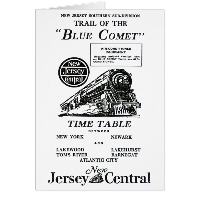New Jersey Central Blue Comet Train (Vorne)