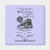 New Jersey Central Blue Comet Train Magnet (Vorne)