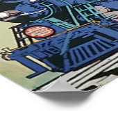 New Jersey Central Blue Comet Train Poster (Ecke)