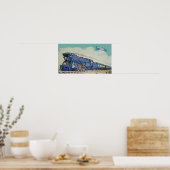 New Jersey Central Blue Comet Train Poster (Küche)