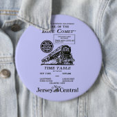 New Jersey Central Blue Comet Zug Button (Beispiel)
