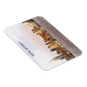 New Jersey City Panorama View Magnet (Rechte Seite)