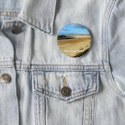New Jersey Coast, NJ Button (Beispiel)