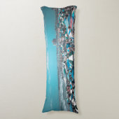 New Jersey Coastal Beach Art Seitenschläferkissen (Vorderseite Vertikal)