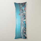 New Jersey Coastal Beach Art Seitenschläferkissen (Rückseite (Vertikal))