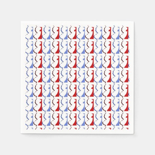 New Jersey Cocktail Napkins Serviette (Vorderseite)