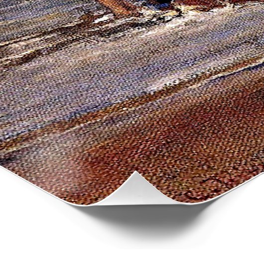 New Jersey, das Boot abschieben, schöne Kunst, Poster (Ecke)