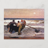 New Jersey, das Boot abschieben, schöne Kunst, Postkarte (Vorderseite)