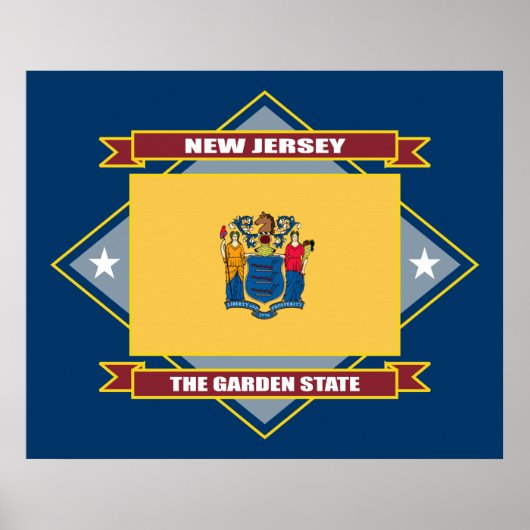 New Jersey Diamond Poster (Vorne)