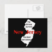 New Jersey: Die Starken überleben; die Erholung wi Postkarte (Vorne/Hinten)