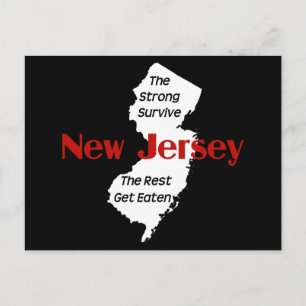 New Jersey: Die Starken überleben; die Erholung wi Postkarte