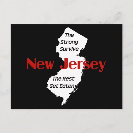 New Jersey: Die Starken überleben; die Erholung wi Postkarte (Vorderseite)